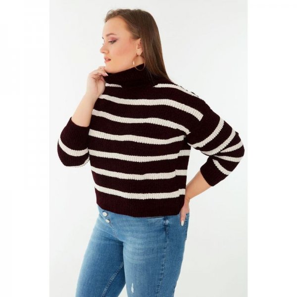 Berry Stripe Chennille Jumper