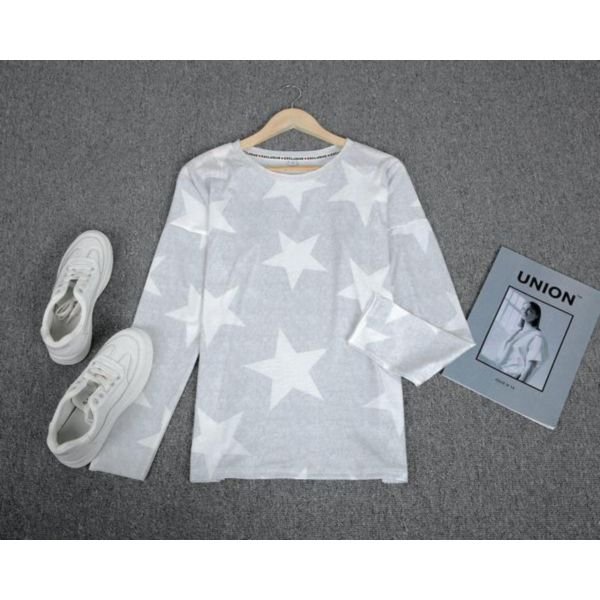 To the Cosmos Star Print Top