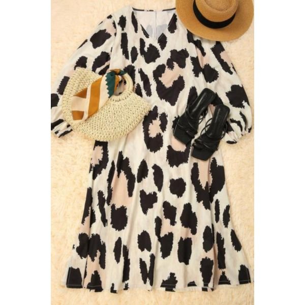 Wild Woman Leopard Print Dress