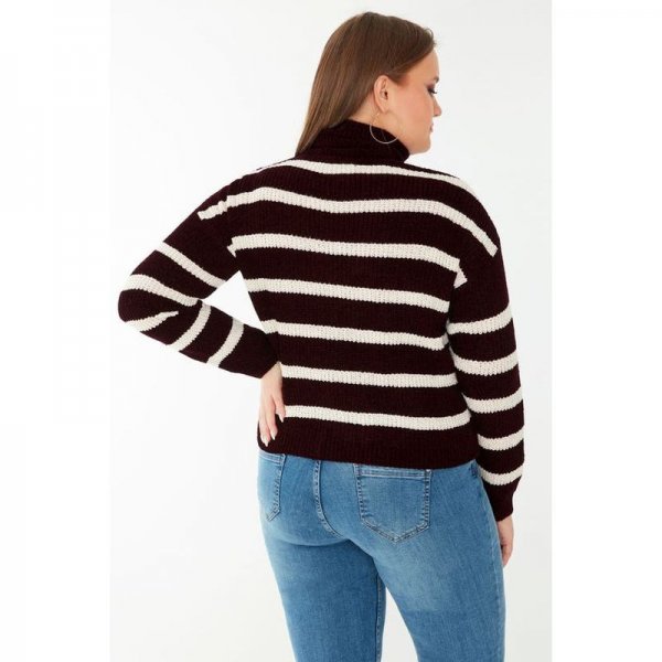 Berry Stripe Chennille Jumper