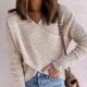 Vintage Plain Long Sleeve Top