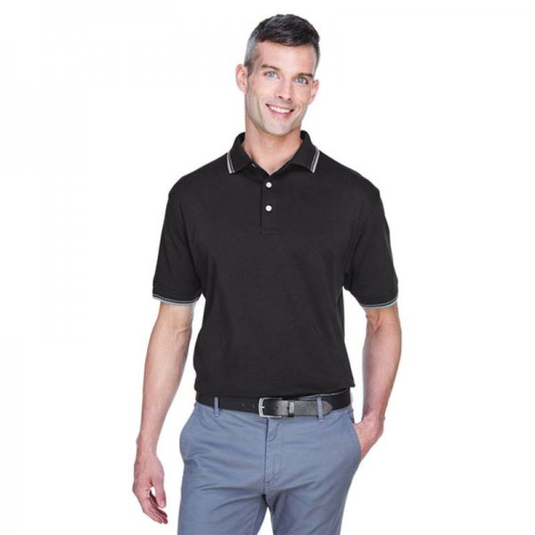 Devon & Jones Tipped Perfect Pima Polo Shirt