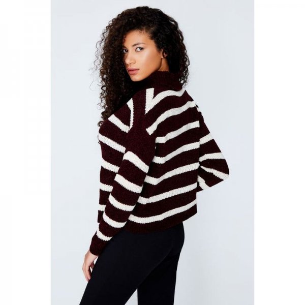 Berry Stripe Chennille Jumper