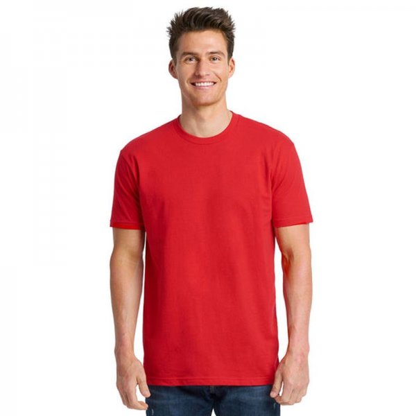 Mens Poly/Cotton Short Sleeve Crew T-Shirt